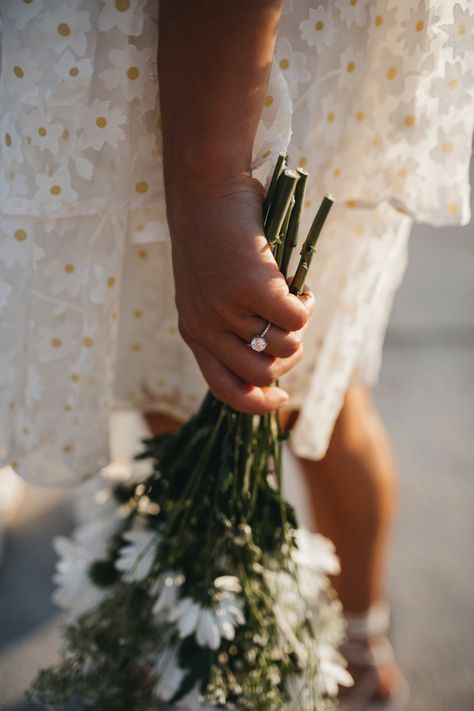 Engagement ring with flowers Engagement Pictures With Flower Bouquet, Engagement Pictures With Bouquet, Engagement Photo Bouquet, Engagement Photos Bouquet, Engagement Photos With Flowers Bouquets, Engagement Photos With Bouquet, Engagement Reveal Photos, Floral Engagement Photos, Engagement Photos Flowers