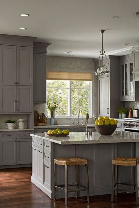 Kitchen paint colors, Stainless steel appliances, Kitchen color schemes, Interior design kitchen communication Storage Hacks Bedroom, Stainless Appliances Kitchen, Slate Appliances, Fall Furniture, Choosing Paint Colours, Easy Fall Decor, Popular Paint Colors, Neutral Fall Decor, Kitchen Colour Schemes