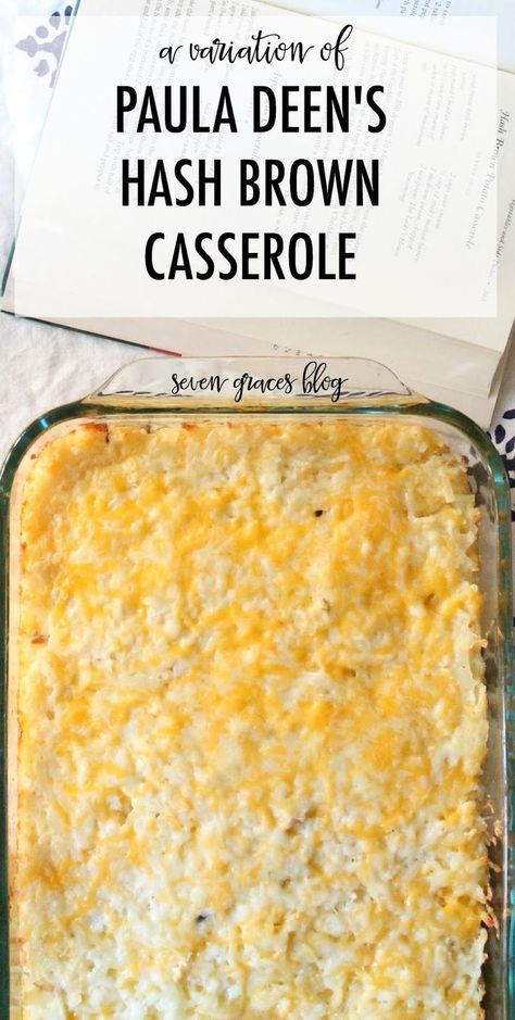 Easy Hashbrowns, Hashbrown Casserole Easy, Hashbrown Casserole Recipe, Delicious Breakfast Casserole, Hashbrown Casserole, Paula Deen Recipes, Hashbrown Recipes, Hash Brown Casserole, Writing Blog