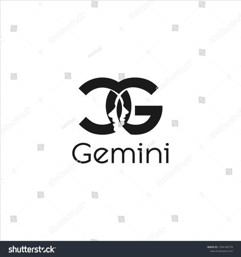 Gemini Lettering Tattoo, Gemini Light And Dark Tattoo, Gemini Logo Design, Gemini Logo, Gemini Symbol Art, Gemini Silhouette, Teacher Resume Template, Teacher Resume, Sigil Magic