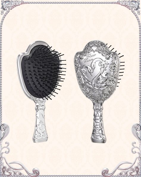 Coquette Hairbrush, Ballet Hands, Mc Ig, Brush Flower, Coquette White, Swan Ballet, Ballet Hairstyles, Flower Knows, Ballet Gift