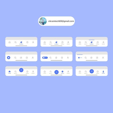 🚀 Elevate your app design game with these sleek and functional bottom navigation bars! 🎨 Whether you prefer a light or dark theme, or something in between, these designs are here to inspire your next project. Which one’s your favorite? Let me know in the comments! 👇 . . #UIDesign #AppDesign #DesignInspiration #UXDesign #MobileDesign #DarkMode #LightMode . . *Contact: 📩 For more design ideas or collaborations, reach out at: mailto: vikramtech69@gmail.com Instagram: @vikram.uix Bottom Navigation, Figma Design, Navigation Design, Navigation Bar, Dark Theme, More Design, Mobile Design, Ux Design, Ui Design