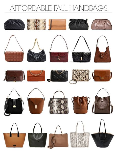 The best fall handbags under $75 Affordable Handbags, Penny Pincher Fashion, Hand Bags For Women, Penny Pincher, Fall Handbags, Everyday Purse, Best Purses, Designer Purses, Purses For Women