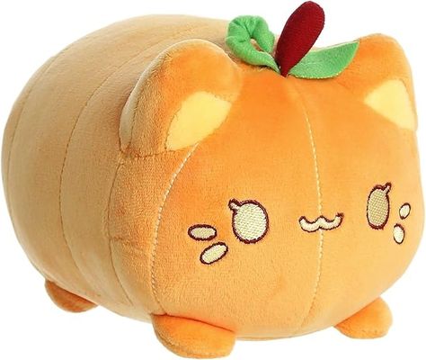 Amazon.com: Aurora® Spooky Tasty Peach® Pumpkin Meowchi Stuffed Animal - Bright & Colorful Design - Showpiece Plush - Orange 7 Inches : Toys & Games Tasty Peach, Small Pumpkins, Spooky Pumpkin, Colorful Design, Stuffed Animal, Aurora, Toys Games, Color Design, Personalized Gifts