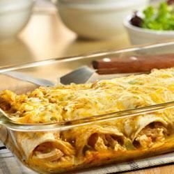 Chicken Enchiladas - Allrecipes.com Campbells Chicken Enchiladas, Enchiladas Verdes Recipe, Chicken Enchiladas Verde, Campbells Soup Recipes, Campbells Recipes, Chicken Enchiladas Recipe, Verde Recipe, Enchiladas Recipe, Chicken Enchilada Recipe