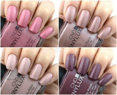 CND Vinylux Intimates Collection: Review and Swatches Cnd Vinylux Colors Swatch, Cdn Shellac Colors, Cnd Vinylux Colors, Shellac Nail Colors, Cnd Shellac Nails, Shellac Colors, Cnd Vinylux, Cnd Shellac