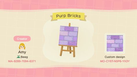 Celestial Clothing, Animal Crossing Guide, Purple Animals, Animal Crossing Qr Codes Clothes, Path Design, Qr Codes Animal Crossing, Animal Crossing Villagers, Design Library, New Animal Crossing