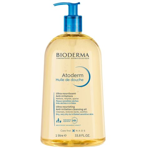 Bioderma Atoderm Shower Oil (33.8 oz.) Bioderma Atoderm, Extremely Dry Skin, Bleach London, Dry Itchy Skin, American Crew, Shower Oil, Oil Cleanser, After Sun, Roche Posay