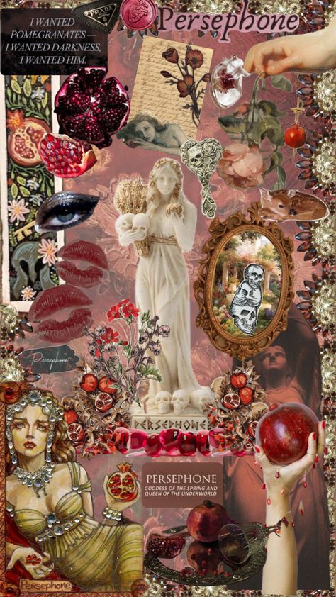 #myfirstshuffle #persephone #aesthetic #goddess #pomegranate Persephone Aesthetic Goddess, Medusa And Athena, Aesthetic Goddess, Persephone Aesthetic, Persephone Pomegranate, Hades Aesthetic, Ancient Greek Clothing, Persephone Greek Goddess, Persephone Goddess