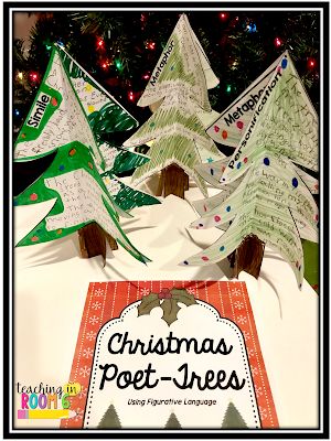 Upper Elementary Christmas Activities, Upper Elementary Christmas Crafts, Christmas Poetry Activities, Holiday Poetry, Christmas Reading Activities, Christmas Poetry, Christmas Lesson, Teaching Holidays, Poetry Unit