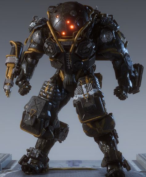 ANTHEM Vanity Store - Dark Grace Armor Pack for Colossus - Front Mech Armor Concept Art, Space Armor, Futuristic Armour, Game Wallpaper, Mech Suit, Future Soldier, Battle Armor, Cool Robots, Arte Robot