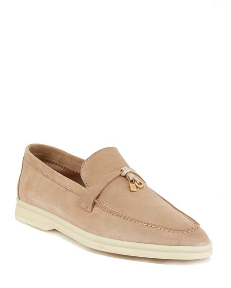 LORO PIANA SUMMER CHARMS WALK SUEDE LOAFERS. #loropiana #shoes Loro Piana Loafers Women, Loro Piana Shoes Women, Loro Piana Loafers, Loro Piana Summer Charms, Loro Piana Summer Walk, Loro Piana Shoes, Suede Loafers Women, Shoes Wishlist, Essentials Aesthetic