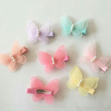 Diy Baby Bows Headbands, Diy Baby Bows, Hair Bows Diy Ribbon, Felt Hair Accessories, قلادات متدلية, Homemade Bows, Diy Hair Accessories Ribbon, Birthday Gifts For Boyfriend Diy, Hair Clips Diy