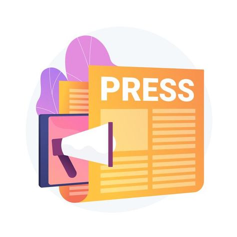 Mass media, press release. newspaper pub... | Free Vector #Freepik #freevector #abstract #paper #cartoon #typography Press Release Design, Newspaper Cartoons, Morning Newspaper, Pr Strategy, Brochure Cover Design, Pr Agency, Marketing Concept, Increase Website Traffic, Mass Media