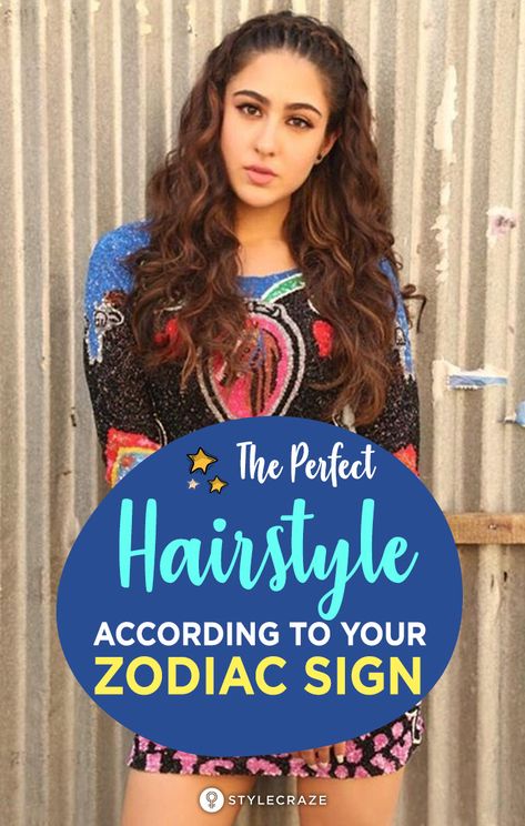 The Perfect Hairstyle For You According To Your Zodiac Sign:The zodiac predicts or lays out certain core characteristics for each of its signs, and often, when one tends to work along with those characteristics, things seem to work in their favor. So why shouldn’t we allow it to tell us what hairstyle would work great for us, right? So without further ado, here’s the hairstyle your zodiac says you should go for the next time. #Hair #Hairstyles #Zodiac Ahort Hair Cuts, Aquarius Hairstyles, Zodiac Hairstyles, Aquarius Hair, Dramatic Hairstyles, Gemini Hair, Pieces Zodiac, Aquarius Tattoo, Dramatic Hair