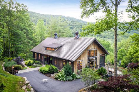 Timberframe Homes Plans, Small Mountain Homes, Mountain Homes Exterior, Lake Toxaway, Jade Mountain, Mountain Home Exterior, Cashiers Nc, Timber Frame Barn, Lake Houses Exterior