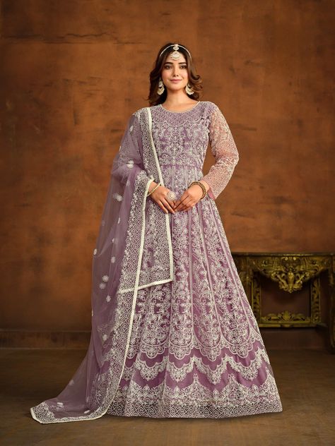 Hello, beautiful fashion lovers! 💖 Are you getting ready for an upcoming wedding or festive event? Well, guess what? We’ve just launched the Festive Wedding Guest Wear Embroidered Net Gowns collection, and it’s everything you need to look stylish, elegant, and totally wow everyone at the party!

priced at ₹3285 (+ shipping extra), Net Anarkali Dresses, Anarkali Lehenga Gowns, Net Anarkali, Velvet Suit Design, Net Gowns, Indian Anarkali, Gown With Dupatta, Anarkali Lehenga, Gown Suit