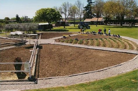 At Cobb Farm even the fields are shapes like pizza slices | Photo Credit: cobbranch.com Pizza Farm Layout, Microfarm Layout, Cow Farming Design, Mcdonalds Pizza, Little Spoon Farm Pizza Dough, 1 Hectare Farm Layout, Pizza Farm, Homestead Layout, Old Mcdonald