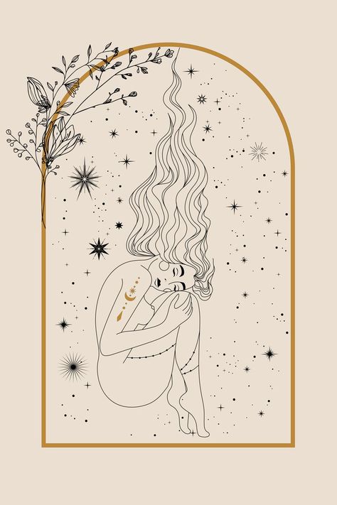 Artsy Wall Art, Witch Wall Decor, Witchy Wall Decor, Sun And Moon Print, Celestial Decor, Witchy Home, Witchy Home Decor, Condo Decorating, Moon Poster