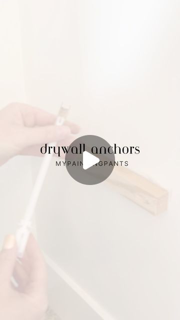 Elisa White on Instagram: "These drywall anchors hold up to 270 lbs each!
 
Comment the word “link” below to get yours." Construction Hacks, The Anchor Holds, Wall Stud, Drywall Anchor, La House, Anchor Bolt, Drywall Anchors, House Hacks, Carpentry Projects