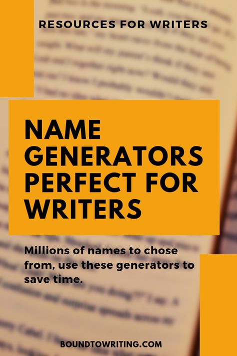 How To Come Up With Names For Fictional Places, Naming Characters Writing, Name Generator Character, Naming Characters, Character Name Generator, Write Fanfiction, 365 Questions, Character Generator, Creative Writing Inspiration