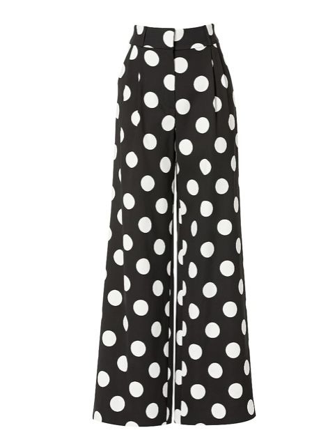 Oufit Ideas Wide leg pants Cute outfits classy Black and white polka dot Pants Cute, Outfits Classy, Luxury Store, White Polka Dot, Leg Pants, Wide Leg Pants, Polka Dot, Polka Dots, Wide Leg