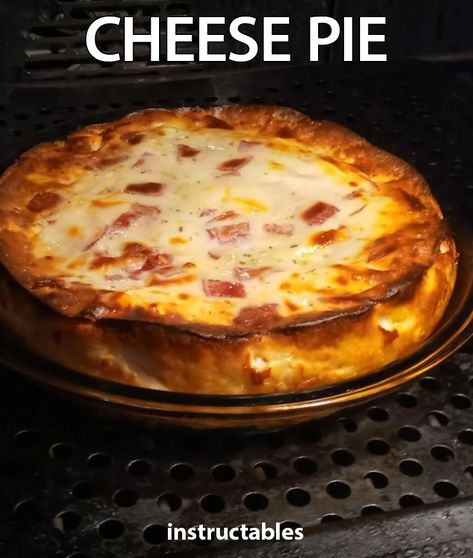 Homemade Cheese Pie 12 Tomatoes, Savory Cheese Pie, Mexican Cheese Pie, Homemade Cheese Pie, Cheese Lava Pie, Munster Cheese Recipes, Muenster Cheese Recipes, Apple Pie With Cheese, Chicken Loaf