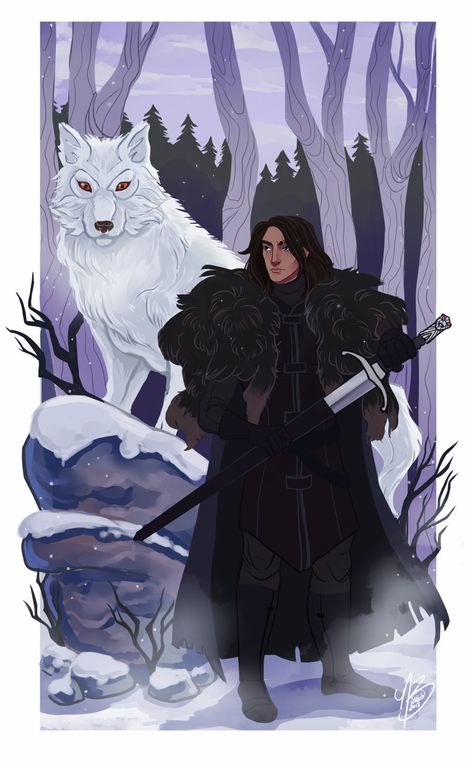 Jon Snow , Naomi Buttelo on ArtStation at https://www.artstation.com/artwork/nQJOBE Jon Snow Book Art, Book Jon Snow, Naomi Buttelo, Ghost Game Of Thrones, Jon Snow Fanart, Jon Snow Book, Jon Snow Ghost, Jon Snow And Ghost, Jon Snow Art