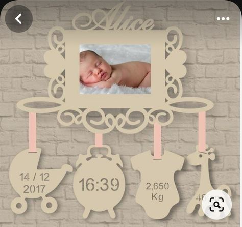 Scrapbook Bebe, Baby Shower Deco, Baby Frame, Baby Room Design, Nursery Baby Room, Baby Memories, Newborn Baby Photography, Baby Scrapbook, Baby Crafts