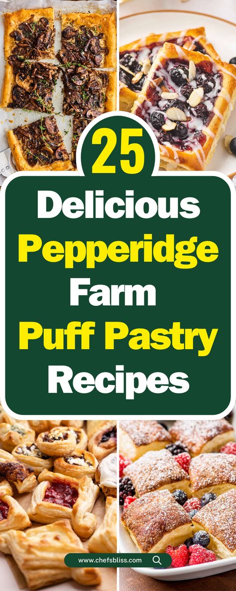 25+ Delicious Pepperidge Farm Puff Pastry Recipes to Try Today! – ChefsBliss Puffed Pastry Recipes Savory, Puff Pastry Recipes Savory Tart, Recipes Using Puff Pastry Sheets, Pastry Puff Recipes, Pepperidge Farm Puff Pastry Recipes, Danish Recipe Puff Pastry, Crescent Roll Recipes Appetizers, Puff Pastry Dinner, Sweet Puff Pastry Recipes