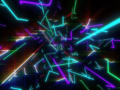 Neon Lasers And Lights Vj Pack by Taras Gesh on Dribbble Gif, Neon