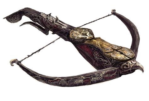 Ottoman Crossbow - Characters & Art - Assassin's Creed: Revelations Crossbow Rack, Bow Quiver, Archery Bows, Traditional Archery, Bow Arrows, Arm Armor, Crossbow, Fantasy Rpg, Medieval Fantasy