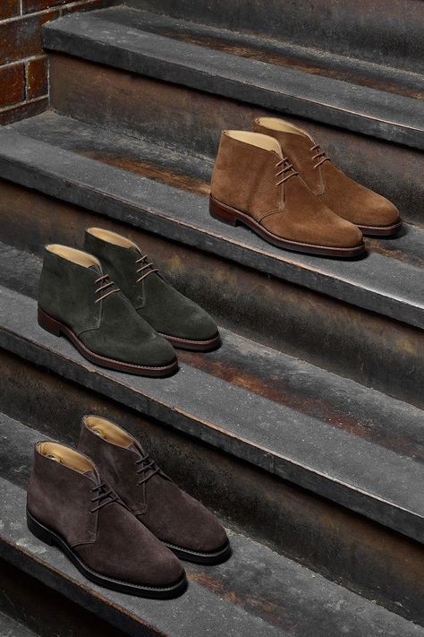 Crockett & Jones - Men’s Boots Smart Casual Shoes, Mens Sandals Fashion, Earth Green, Crockett And Jones, Gentleman Shoes, Best Shoes For Men, Men’s Boots, Street Style Outfits Men, Mens Outfit Inspiration