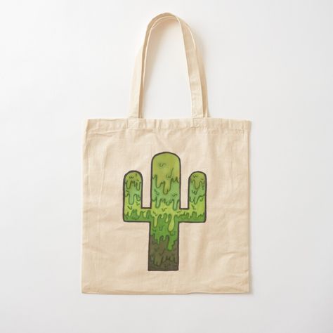 Get my art printed on awesome products. Support me at Redbubble #RBandME: https://www.redbubble.com/i/tote-bag/Melting-Cactus-by-CraftyVamps/104571082.P1QBH?asc=u Cactus Tote, Cotton Tote Bag, Cotton Totes, The Desert, Cotton Tote Bags, Bag Sale, Awesome Products, Cactus, Heat