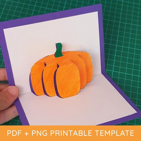 Kirigami Templates, Carte Diy, Pumpkin Printable, A4 Sheet, Kirigami, Paper Sculpture, Design Diy, Diy Cards, Diy Design