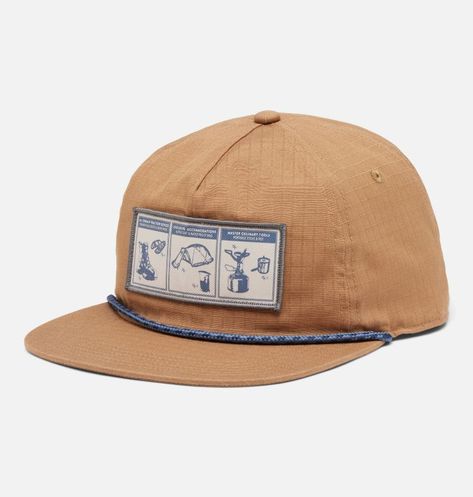 Unisex Beige This Vintage-Inspired 5-Panel Snapback Hat Was Built With Anglers And Adventurers In Mind. Flat Rimmed Hat, Outdoorsy Boyfriend Gifts, Music Hats, Hiking Hats, Music Hat, Five Panel Hat, Ratchet Straps, Mens Hats, Flat Brim Hat