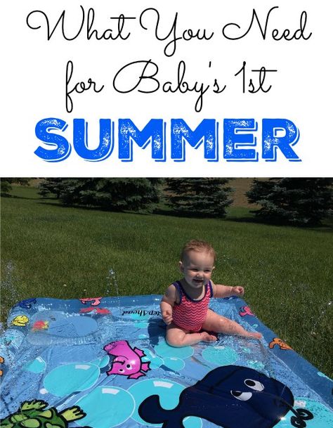 Summer Activities Babies, Baby Summer Must Haves, Summer Activities For Babies Under 1, Summer Baby Essentials, Summer Activities For Infants Daycare, Baby Summer Essentials, Summer Baby Activities, Summer With A Baby, Baby Summer Activities