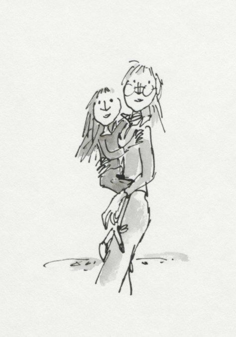 Quentin Blake Exhibition at The Lightbox | The Surrey Edit Quentin Blake Illustrations, 83rd Birthday, Quentin Blake, Bunny Drawing, Roald Dahl, Whimsical Illustration, Children's Book Illustration, Book Illustration, Portrait Drawing