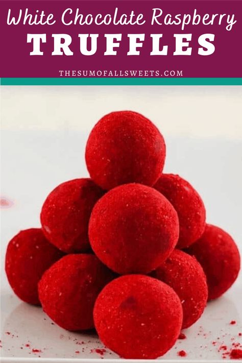 Fruit Truffle Recipe, Candies To Make For Christmas, No Bake Truffles Easy, Diy Truffles Recipes, Christmas Desserts Truffles, Raspberry Truffles Recipe, Truffles Recipe Easy, Chocolate Raspberry Truffles, Truffle Flavors