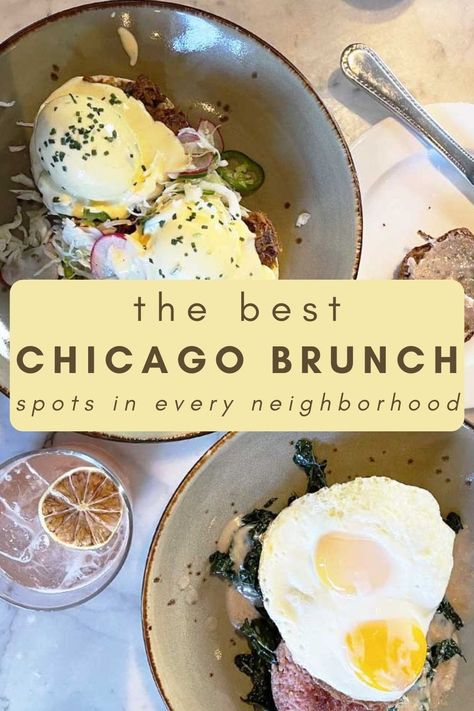 The Best Chicago Brunch Restaurants (from a local) - Very Obsessed Brunch In Chicago, Chicago Brunch Spots, Lakeview Chicago, Brunch Chicago, Blueberry Cornbread, Coconut French Toast, Pancake Cafe, Brunch Restaurants, Dinner Restaurants