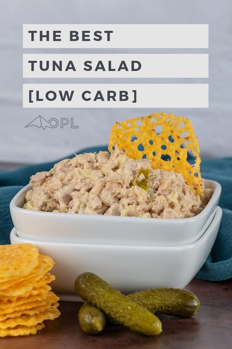 No added sugars or unhealthy ingredients in this easy to make tuna salad. Perfect, easy recipe for your Keto, Paleo, or Whole30 diet. Carnivore Tuna Salad, Tuna Salad Keto, Low Carb Tuna Salad, Keto Tuna Salad, Tuna Egg Salad, How To Make Tuna, Keto Tuna, Tuna Steak Recipes, Best Tuna Salad