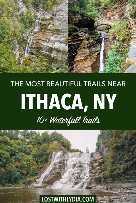 Ithaca Falls, Visiting Niagara Falls, Finger Lakes Ny, Waterfall Trail, Ithaca Ny, Ny Trip, The Finger Lakes, Easy Hairstyles For School, Lake Trip