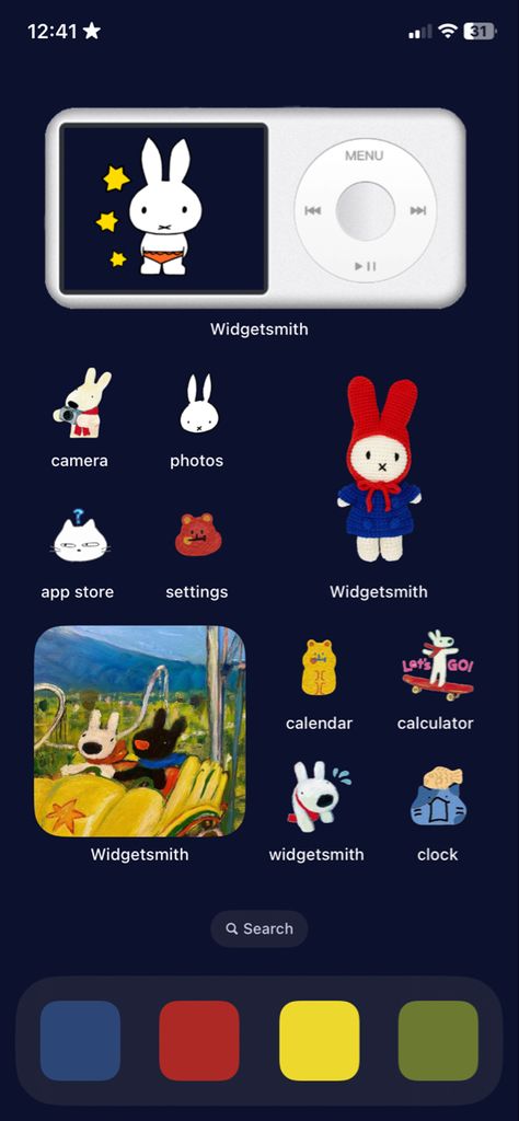 Ios 16 Set Up Ideas, Iphone Widget Wallpaper Ideas, Iphone 12 Widget Layout, Ios Aesthetic Layout, Miffy Layout, Phone Designs Widgets, Ios 17 Layout, Iphone 11 Layout, Wallpaper Ios 16 Ideas