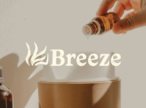 Logo design for Breeze, an essential oils brand, using natural, earthy, minimal design. For design inquires please email me: hello@kaitlynrosedunn.com Essential Oils Logo, Breeze Logo, Essential Oil Brands, Logo Minimal, Minimal Logo, Funny Short Videos, Minimal Design, Logo Inspiration, Essential Oil