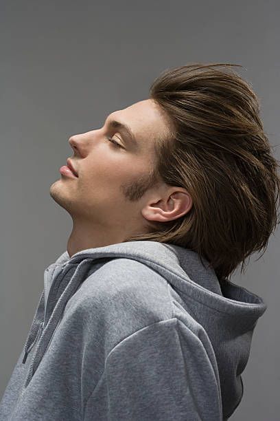 Mens Mid Length Hairstyles, Side Profile Reference, Side View Of Face, Profile Reference, Profile Photography, Male Model Face, Human Sketch, Side Portrait, Male Profile