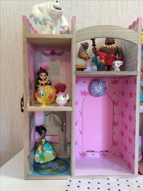 Moana Grandma, Princess Doll House, Castle Dollhouse, Wooden Castle, Toy Castle, Princess Palace, Homes Decor, Princess Castle, Dollhouse Ideas