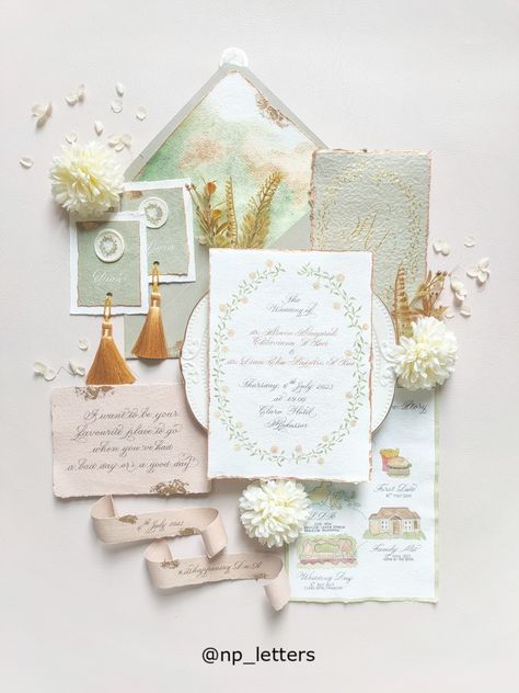 Invitation flat lay Invitation Flat Lay, Bridgerton Wedding, Wedding Moodboard, Bridal Invitations, Pastel Wedding, Wedding Mood Board, Wedding Details, Flat Lay, Wedding Invitation