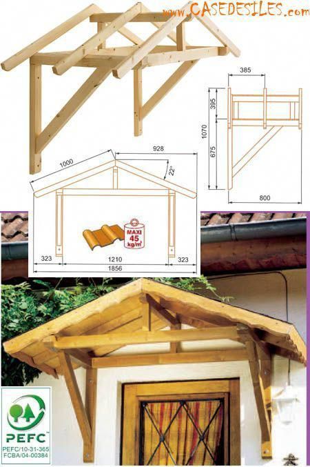 Wood Awning, Front Door Overhang, Front Door Awning, Door Overhang, Coop Door, House Awnings, Window Awning, Porch Roof, Door Awnings