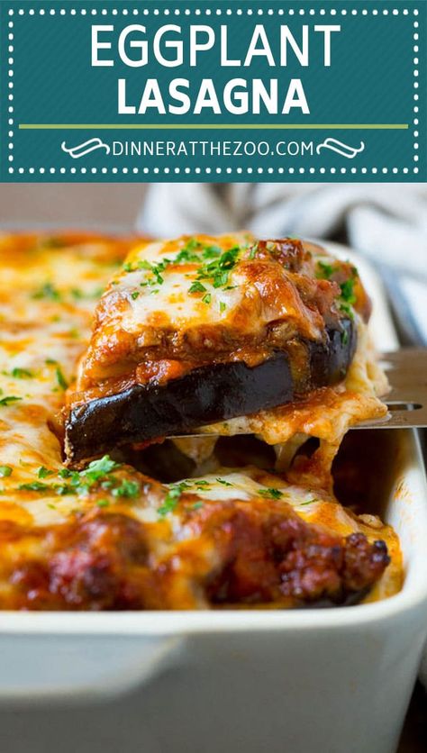 Slow Cooker Eggplant, Eggplant Lasagna Recipe, Eggplant Recipes Easy, Oven Temperature, Eggplant Lasagna, Plats Healthy, Vegetable Lasagna, Eggplant Dishes, Baked Eggplant