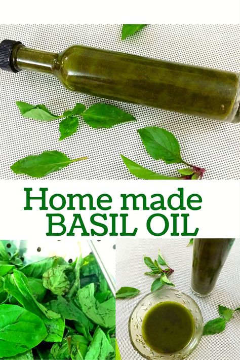 Aromatic, Healthy and Easy Home made fresh Basil oil for use as a Salad Dressing, as a Dip, for flavouring Soups, Sandwiches and just about anything. Drizzle on a plateful of Sliced tomatoes and fresh mozzarella - gorgeous! Herbal Oil Recipes, Sliced Tomatoes, Vegan Indian Recipes, Olive Oil Recipes, Basil Oil, Cooking Oils, Flavored Oils, Mediterranean Cuisine, Soup And Sandwich